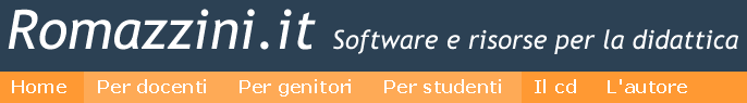 Software didattico italiano scuola - romazzini